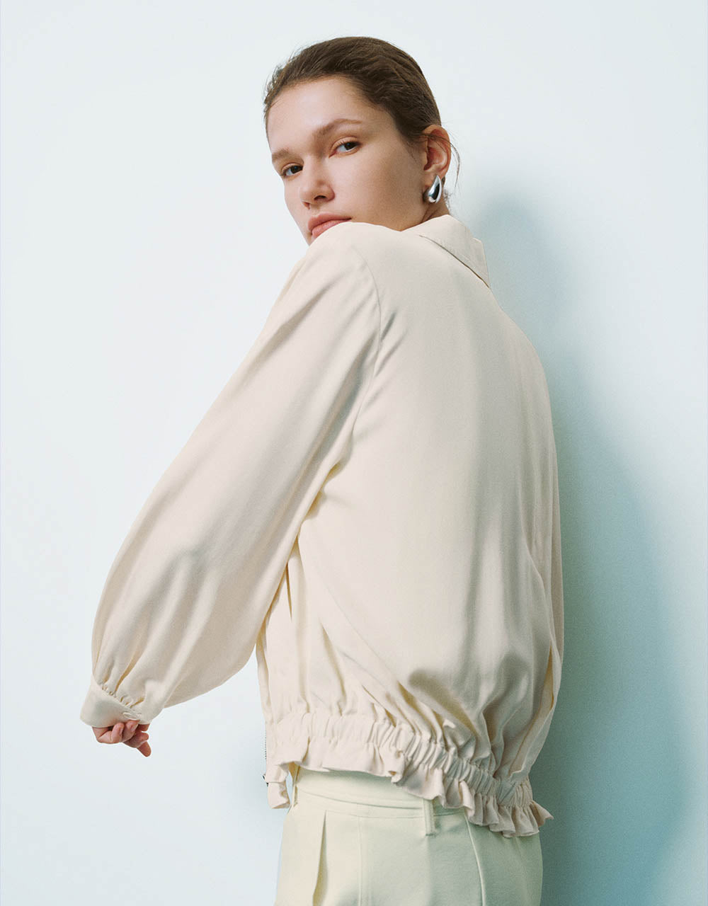 Loose Lapel Straight Jacket