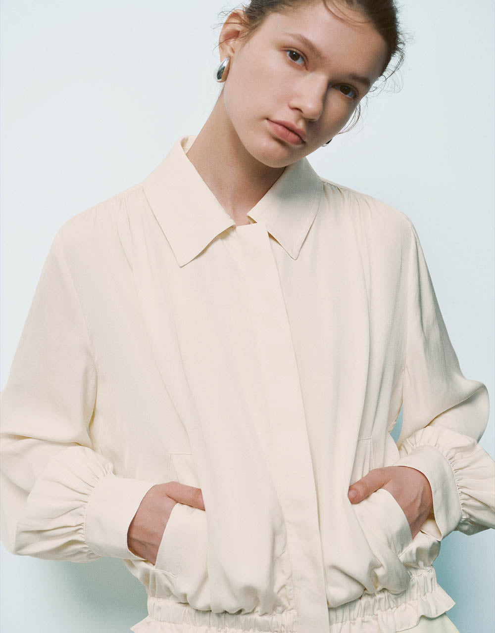 Loose Lapel Straight Jacket