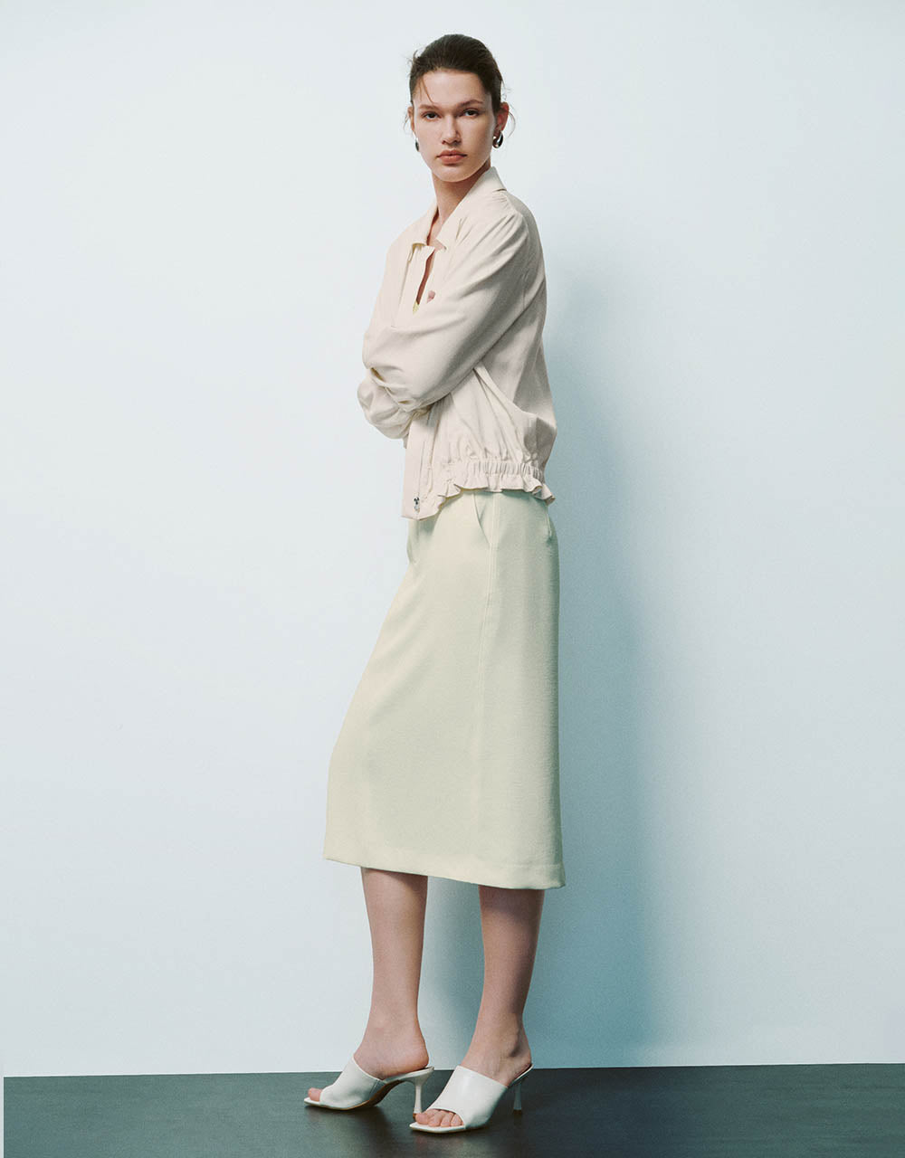 Loose Lapel Straight Jacket