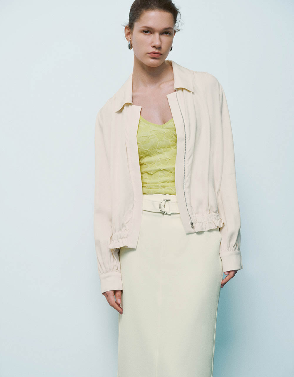 Loose Lapel Straight Jacket