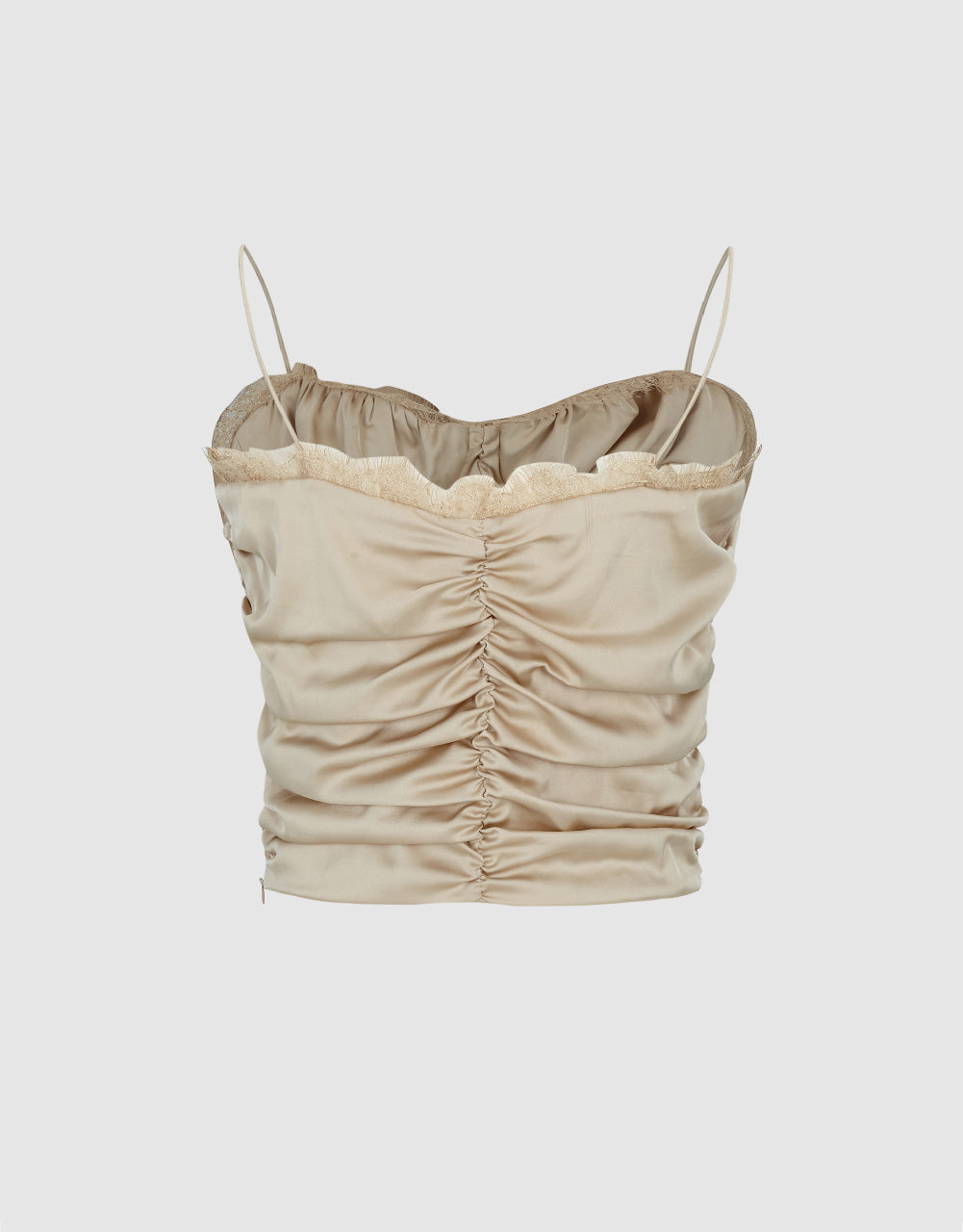 Ruched V-Neck Cami Top