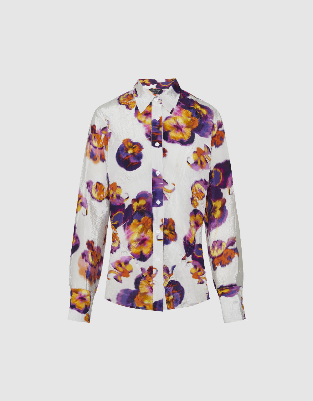 Flower Printed Button Up Shirt