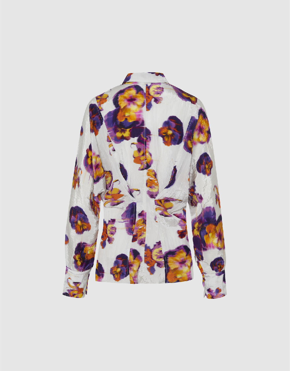 Flower Printed Button Up Shirt