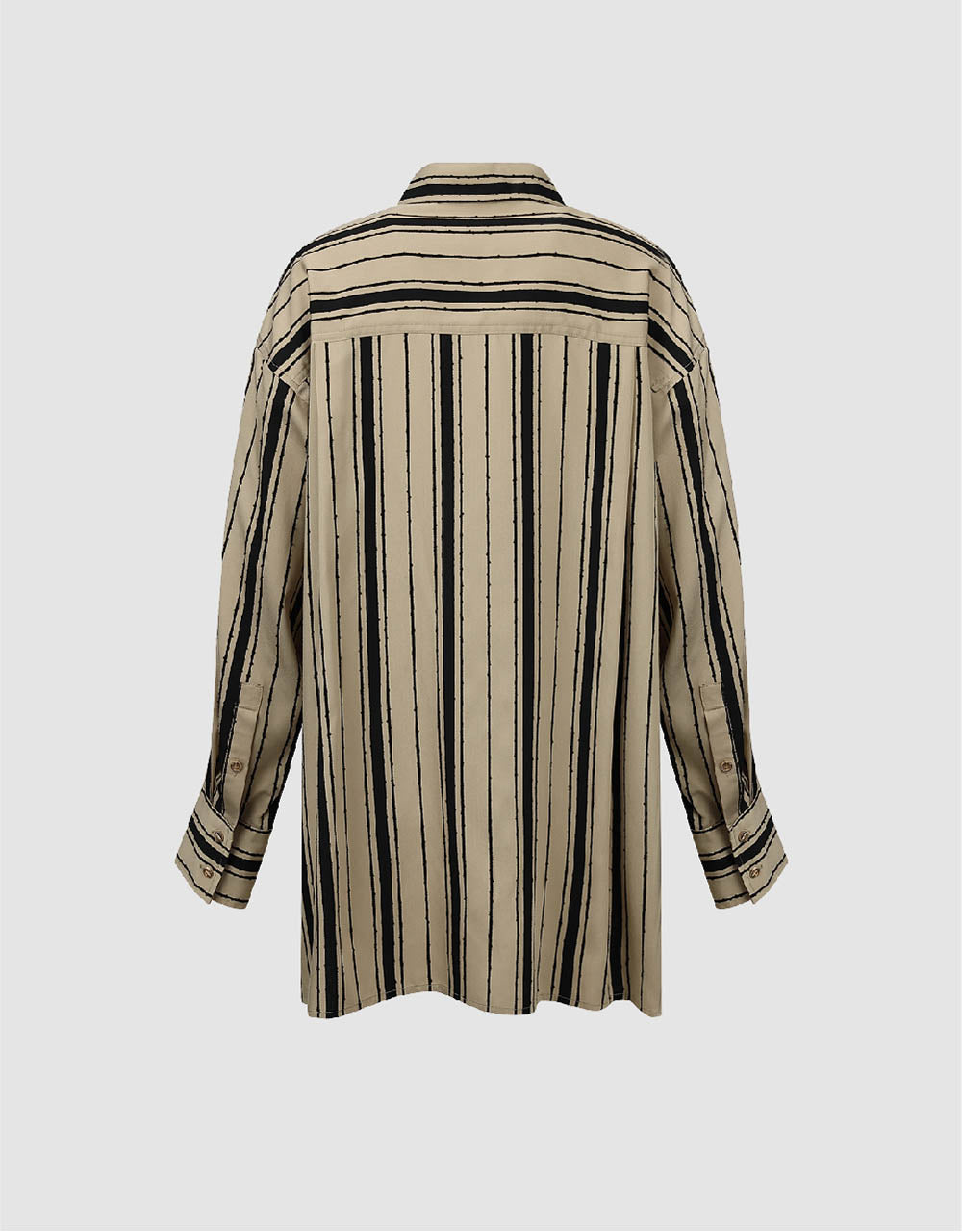 Striped Straight Loose Shirt