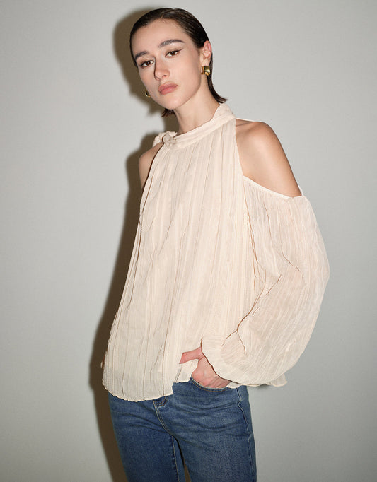 Cold Shoulder Overhead Shirt