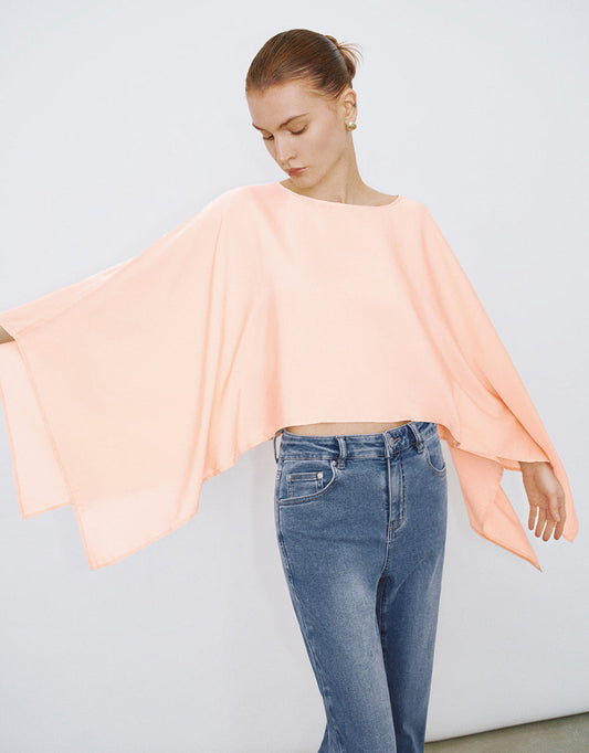 Dolman Sleeve Crew Neck Overhead Shirt