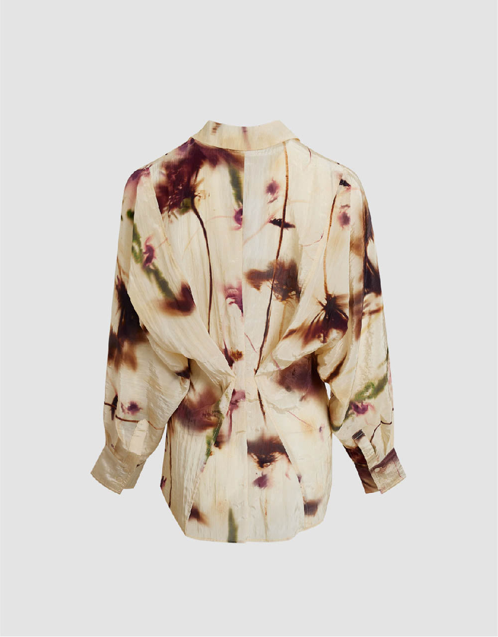 Printed Dolman Sleeve Skater Shirt