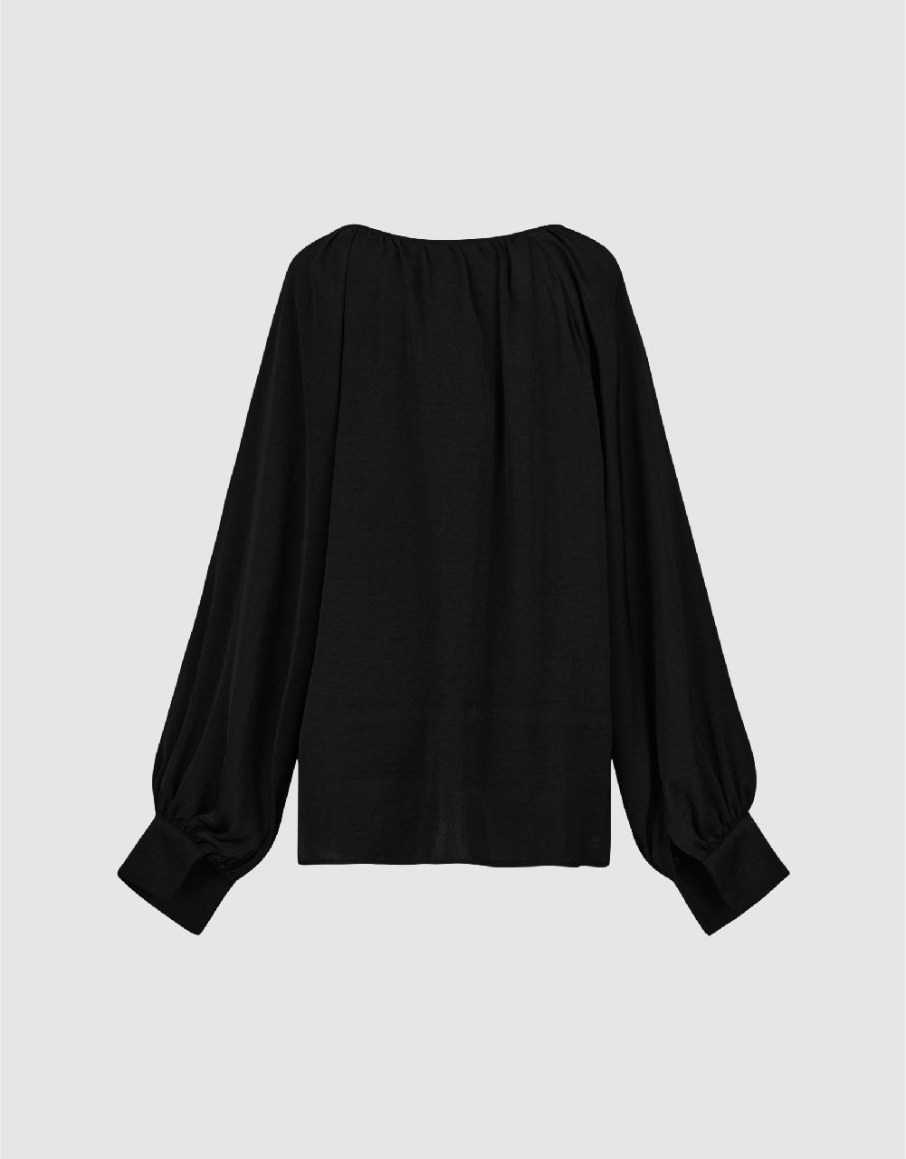 Raglan Sleeve Crew Neck Cut-Out Blouse