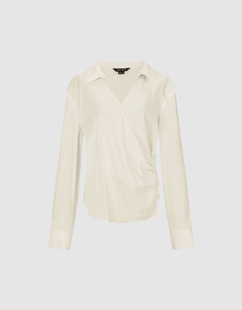 Surplice Front V-Neck Overhead Shirt