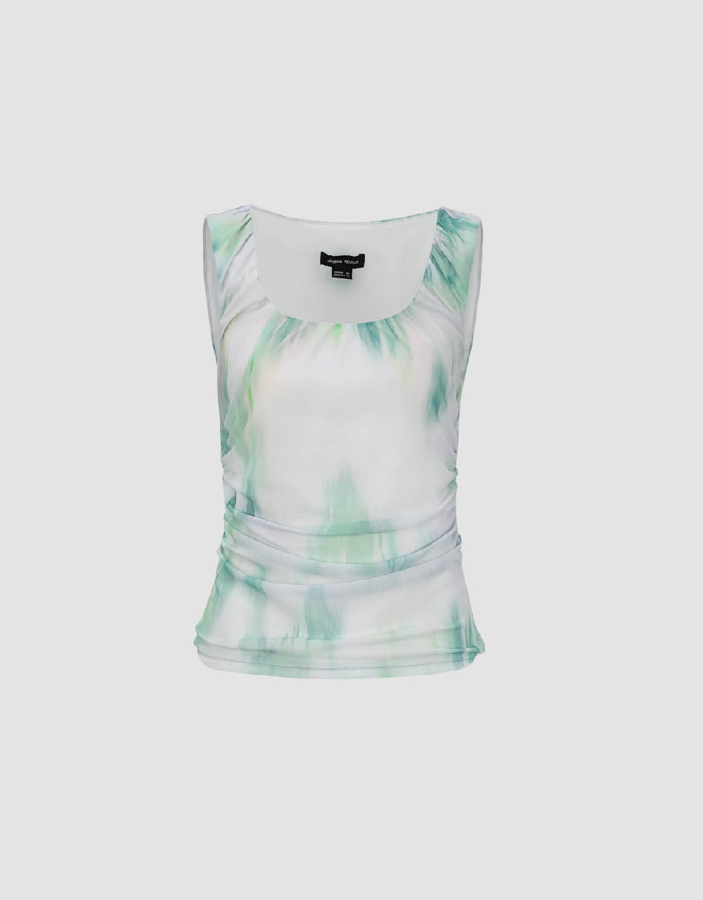 Printed U Neck Tank Top