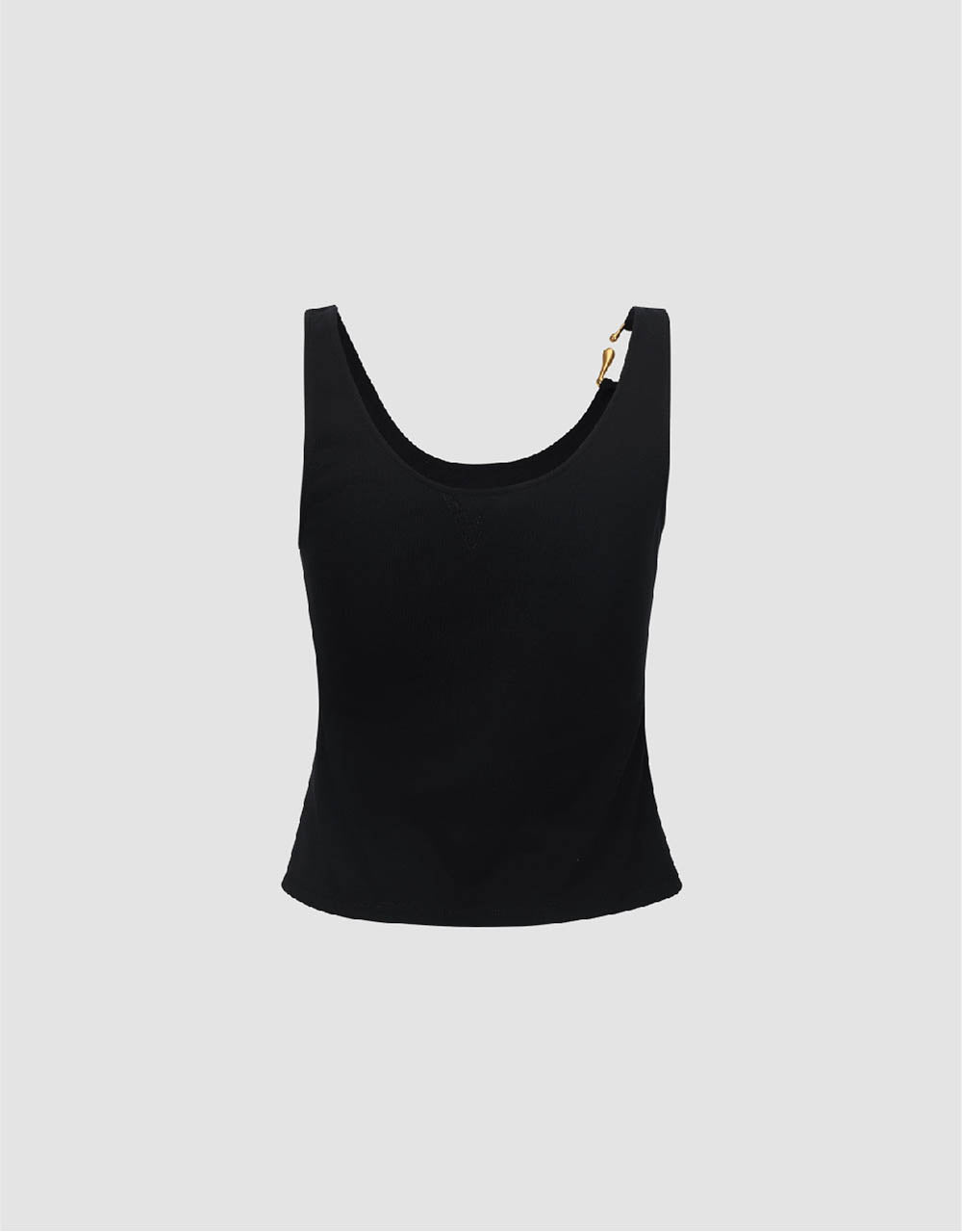 U Neck Knitted Tank Top