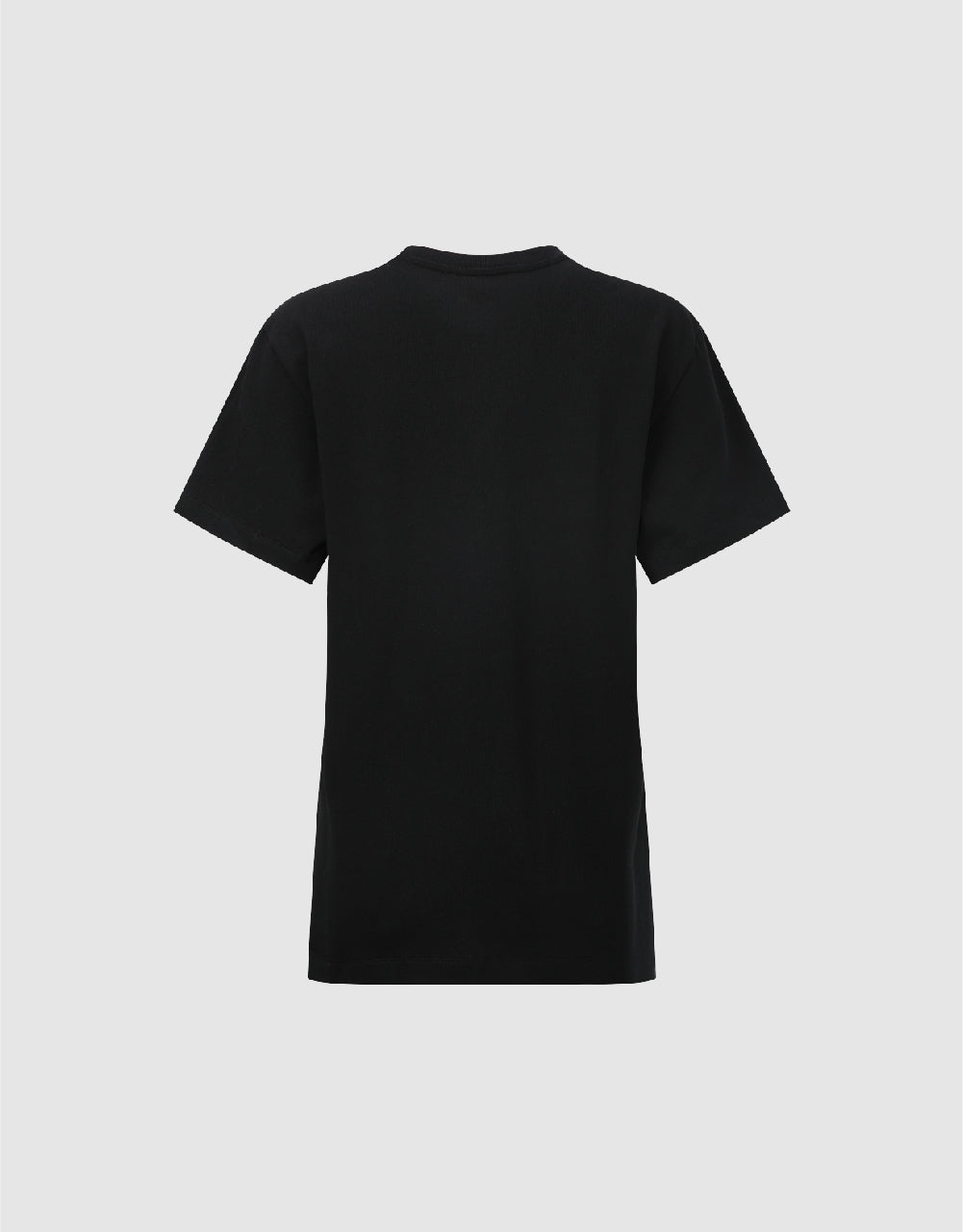 Embossed Crew Neck Loose T-Shirt