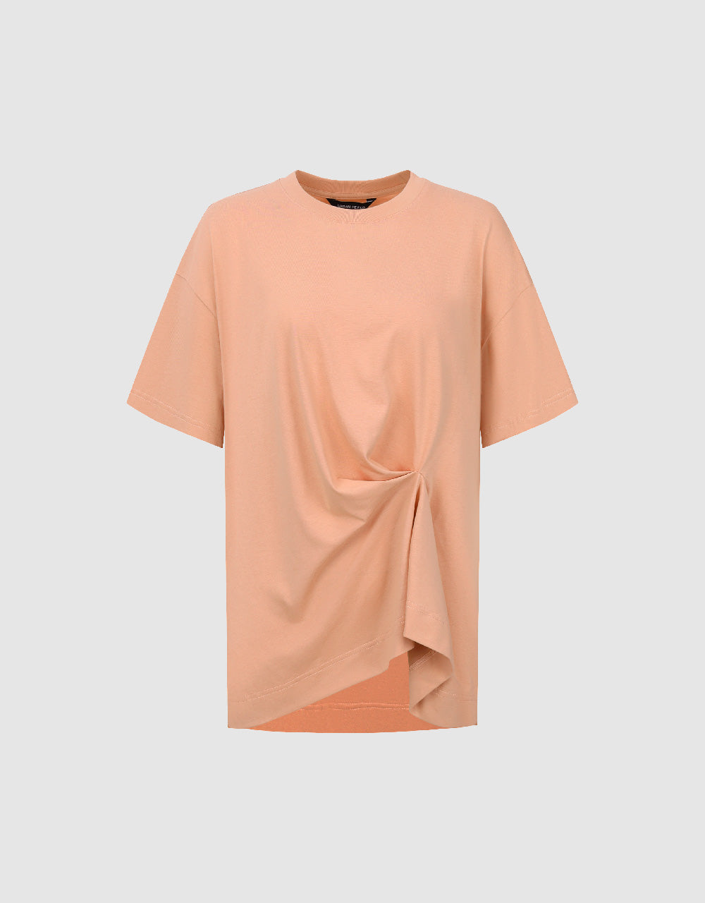 Drop Shoulder Sleeve Crew Neck Loose T-Shirt