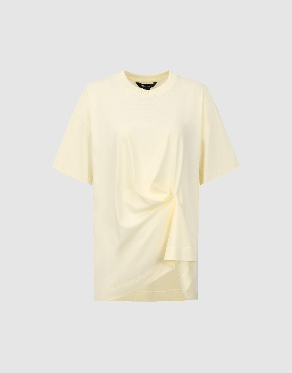 Drop Shoulder Sleeve Crew Neck Loose T-Shirt