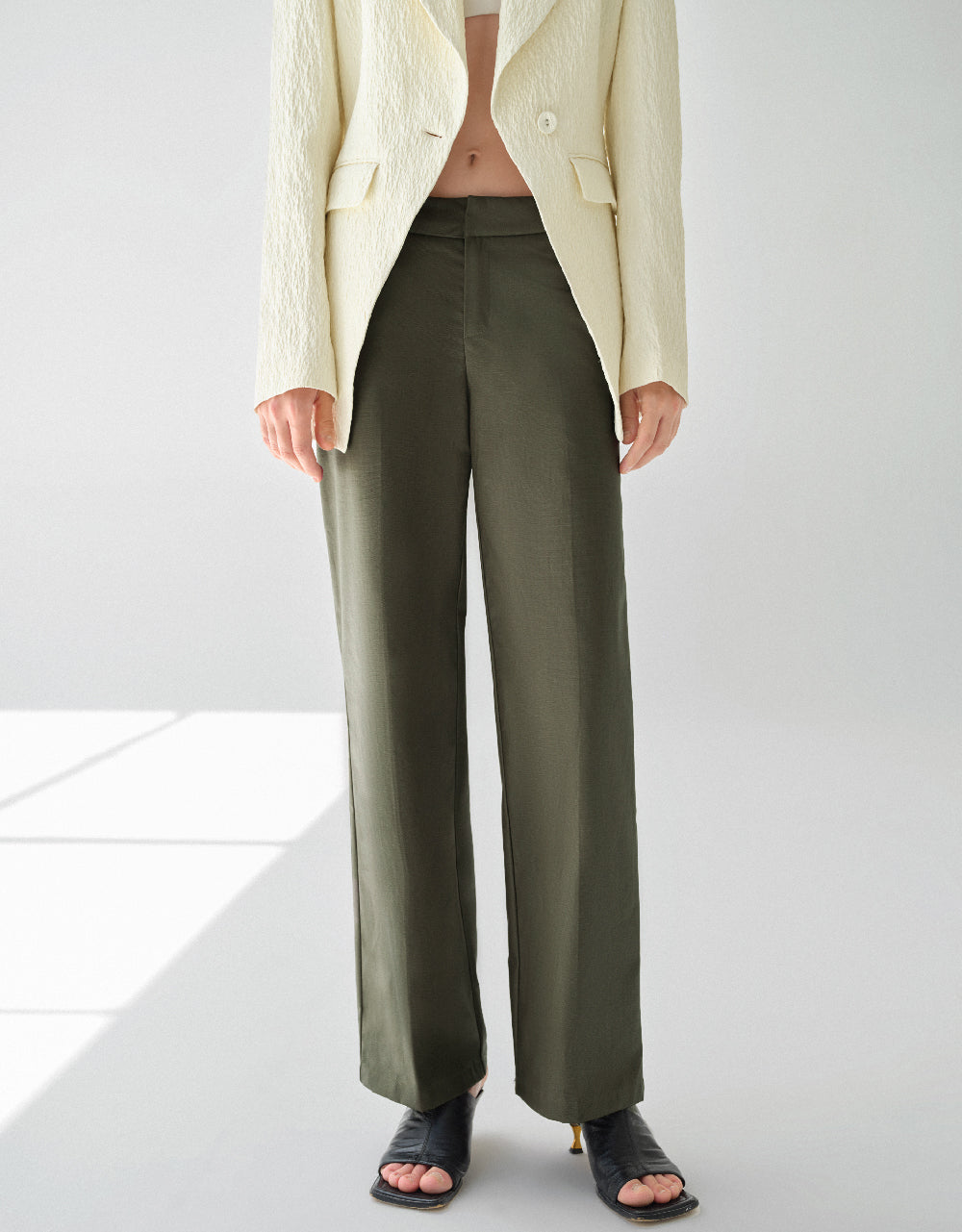 Woven Straight Pants