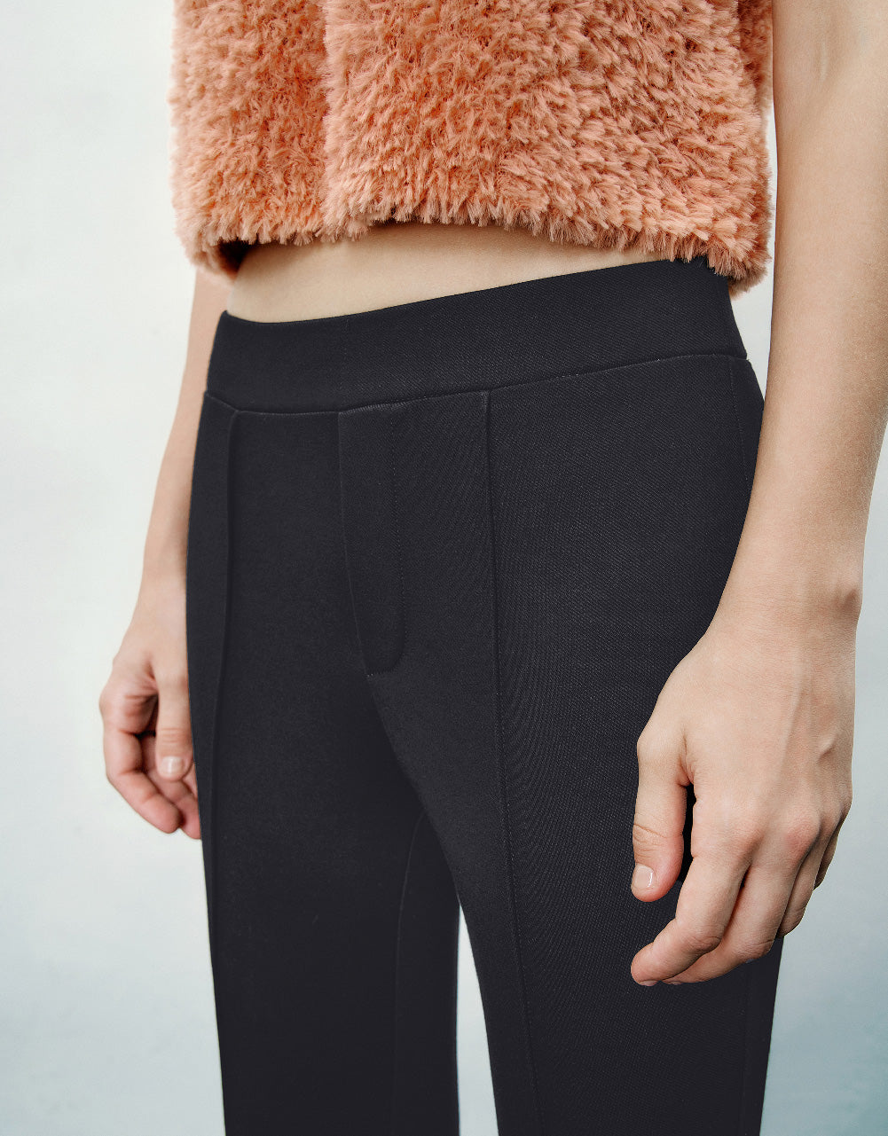 Skinny Cropped Flare Pants