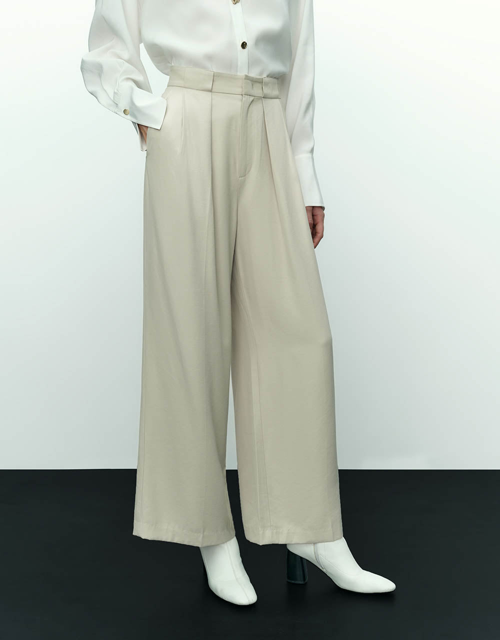 Tailored Straight Pants