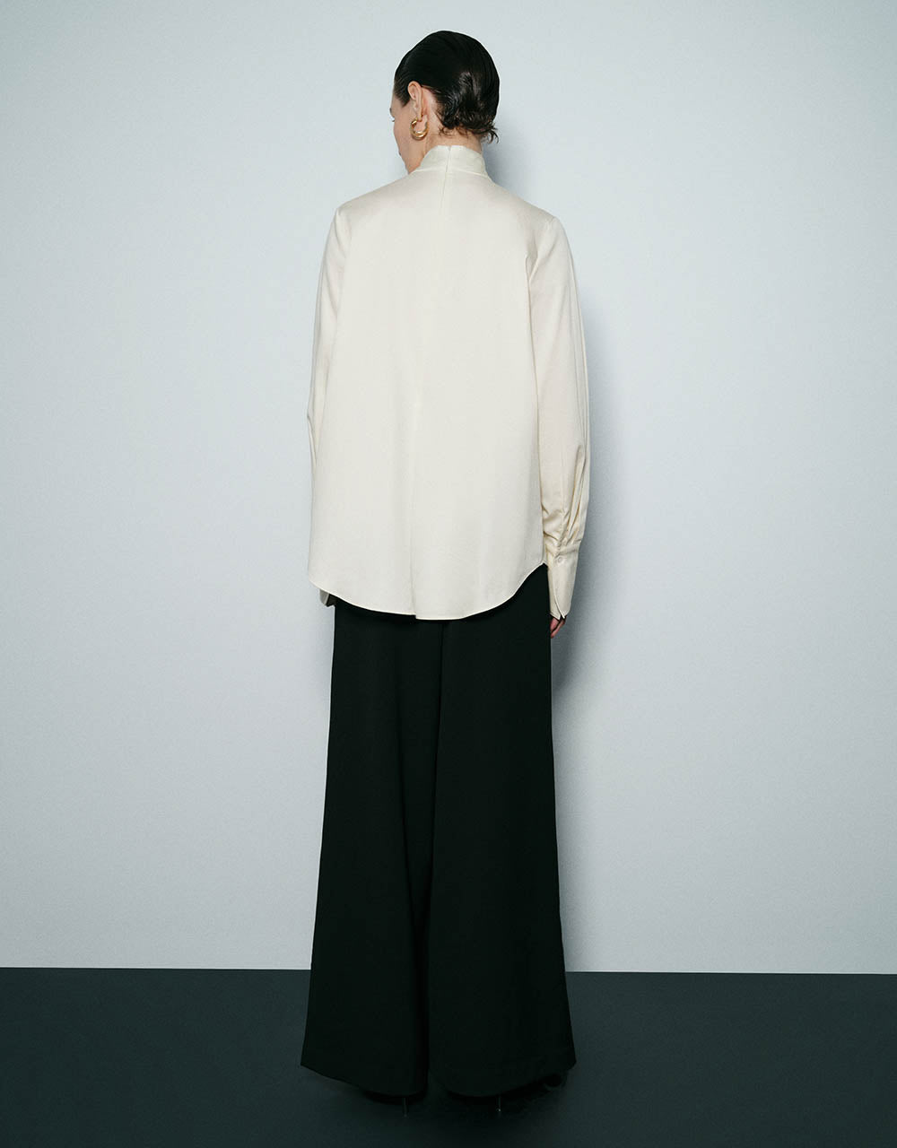 Tailored Wide-Leg Pants