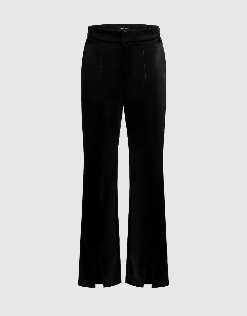 Vegan Leather Straight Pants