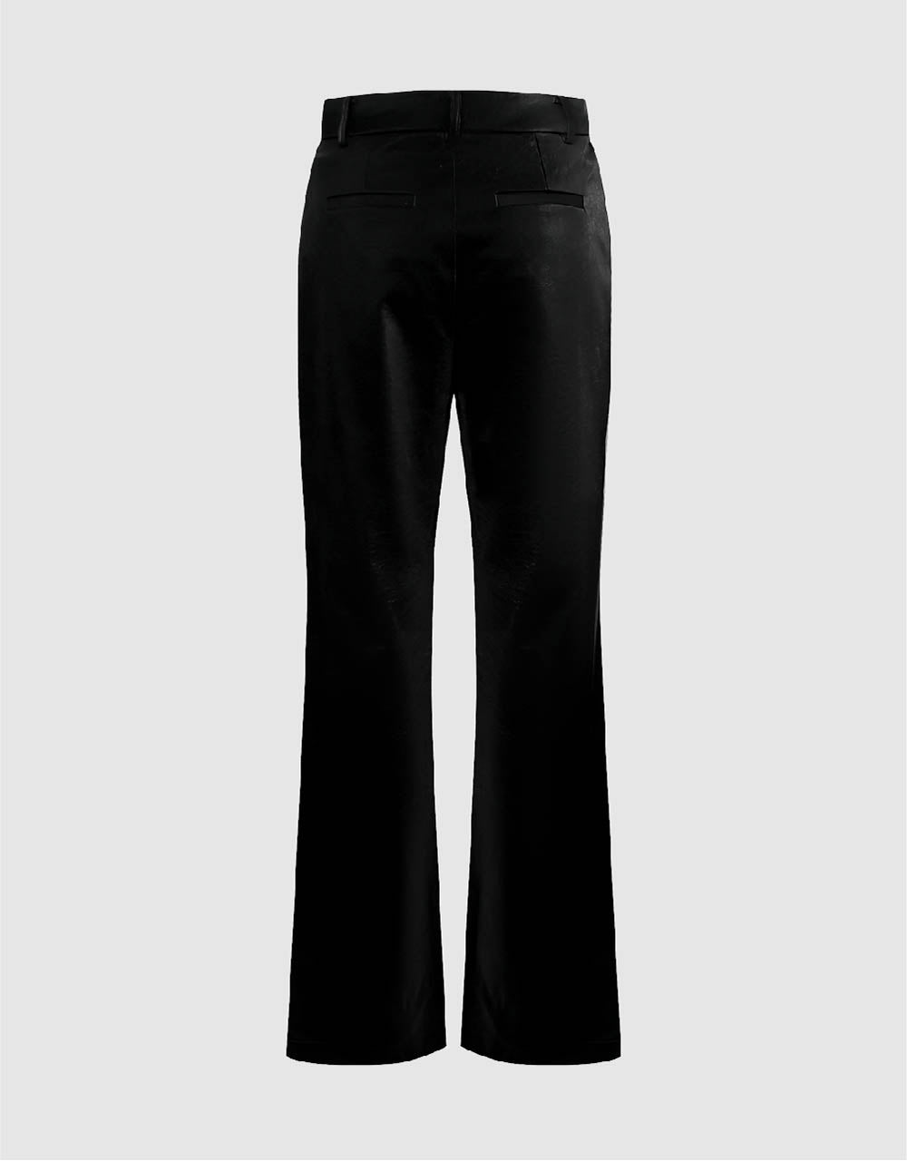 Vegan Leather Straight Pants