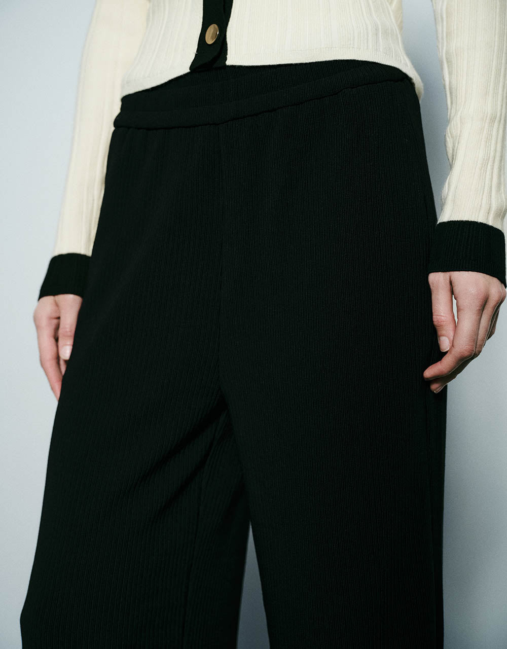 Knitted Straight Pants