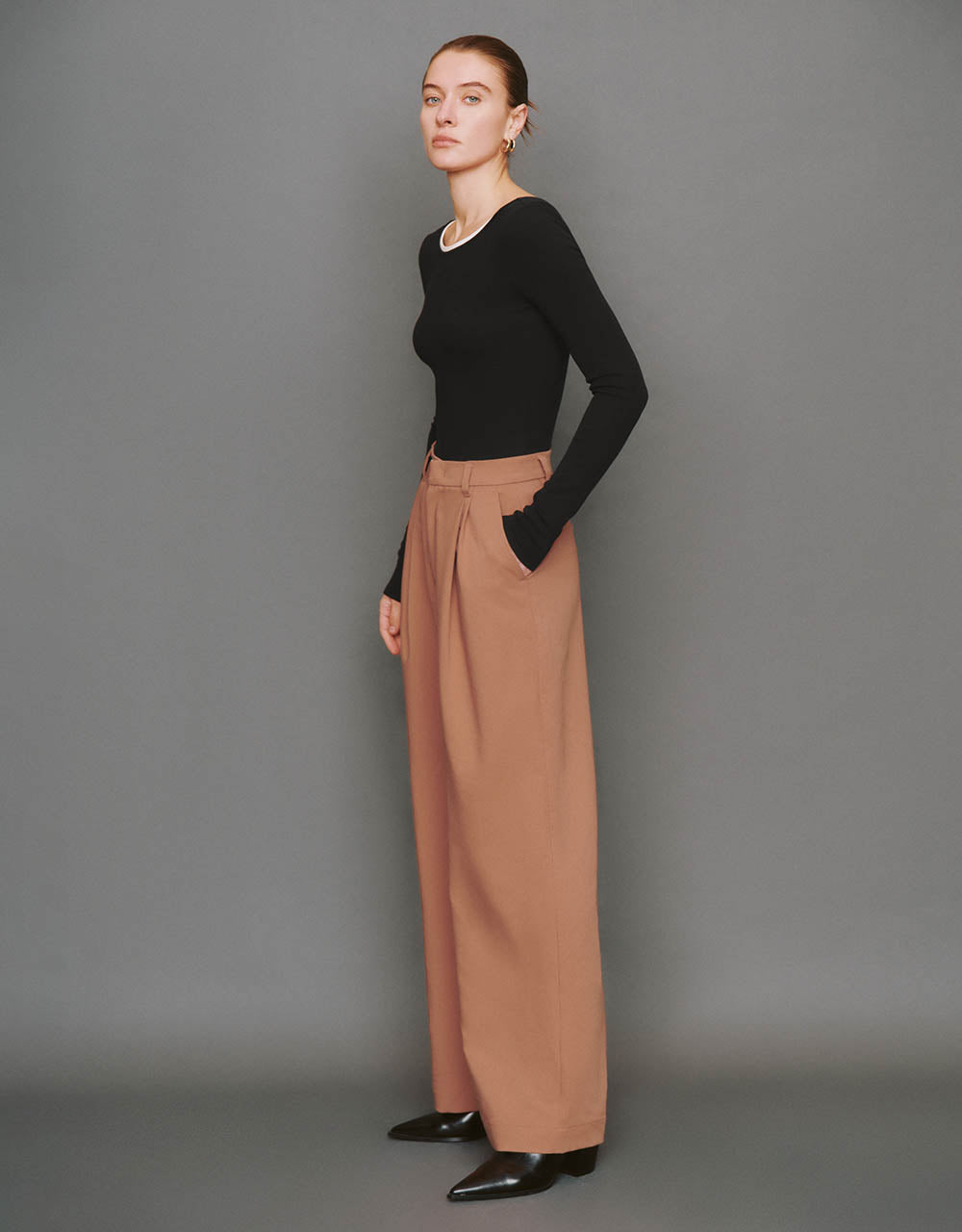 Wide-Leg Loose Pants