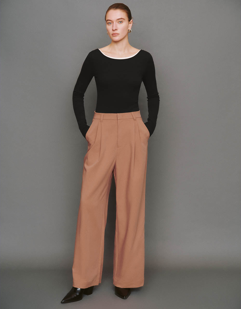 Wide-Leg Loose Pants