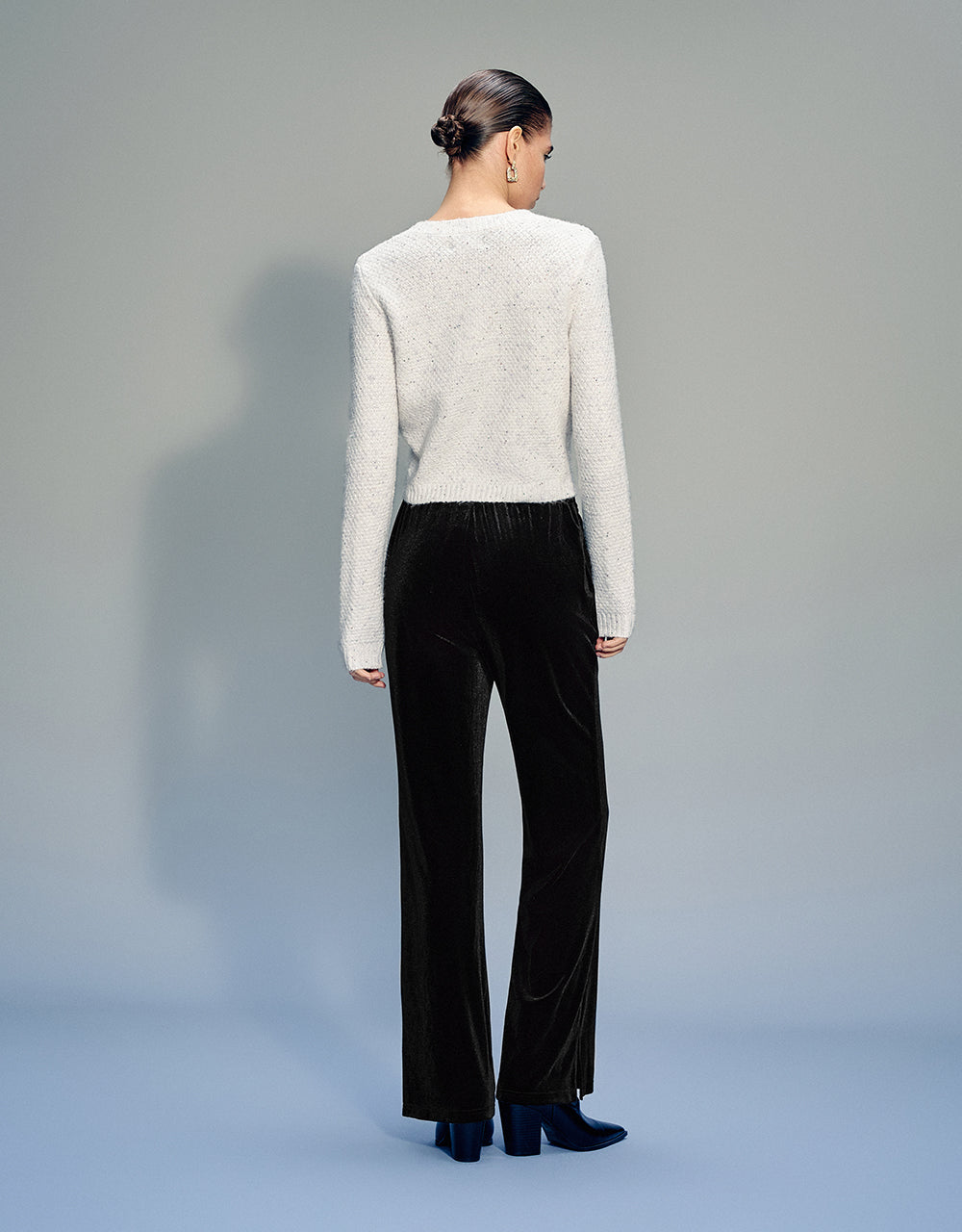 Knitted Flare Pants