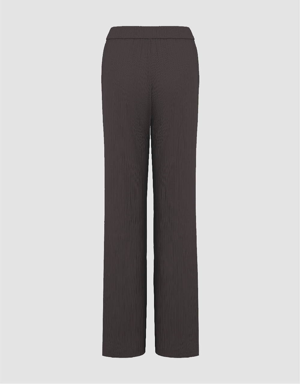 Elastic Waist Knitted Straight Pants