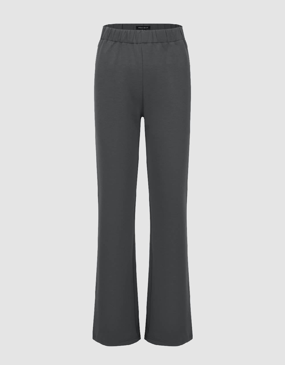 Elastic Waist Knitted Flare Pants