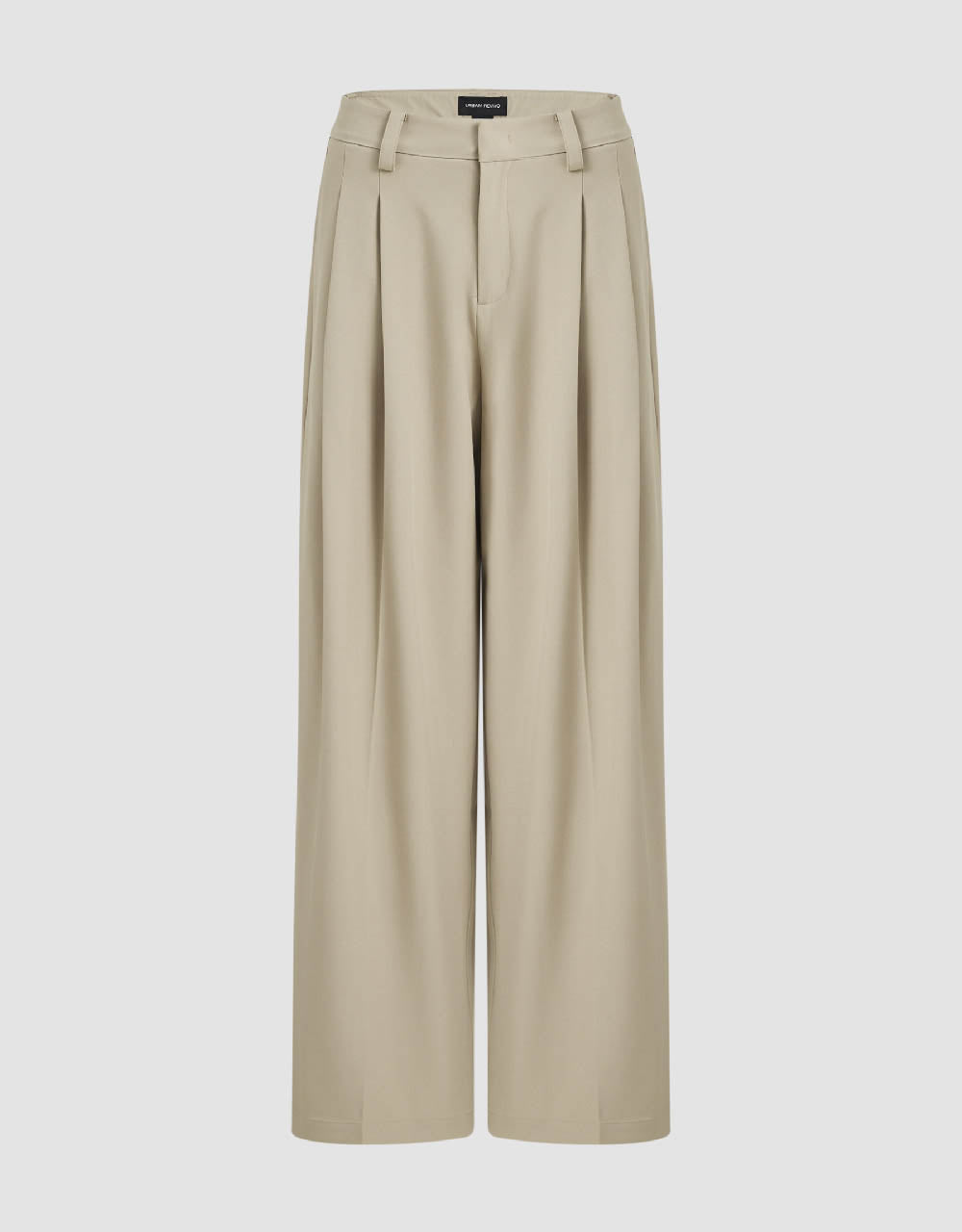 Tailored Long Wide-Leg Pants