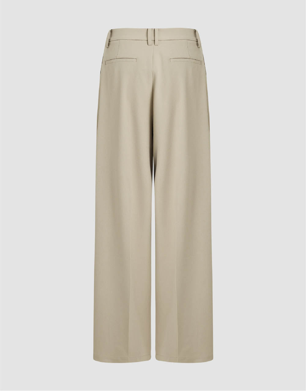 Tailored Long Wide-Leg Pants