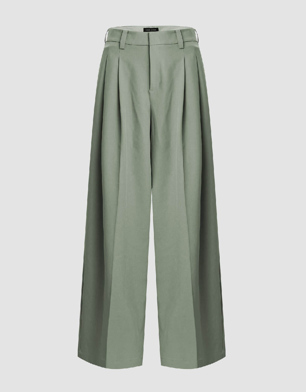 Tailored Long Wide-Leg Pants