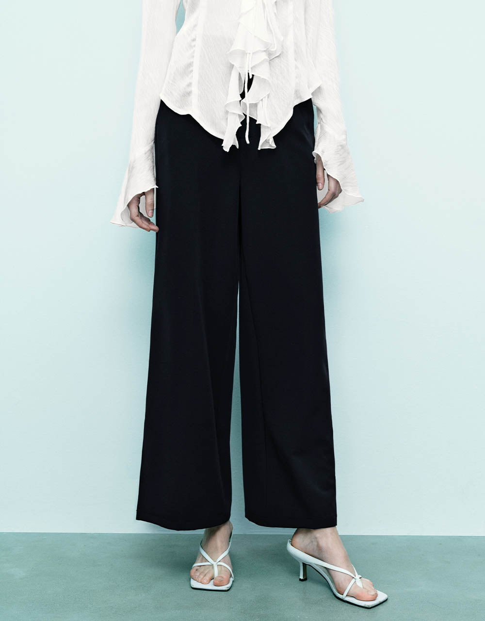 Tailored Straight Pants