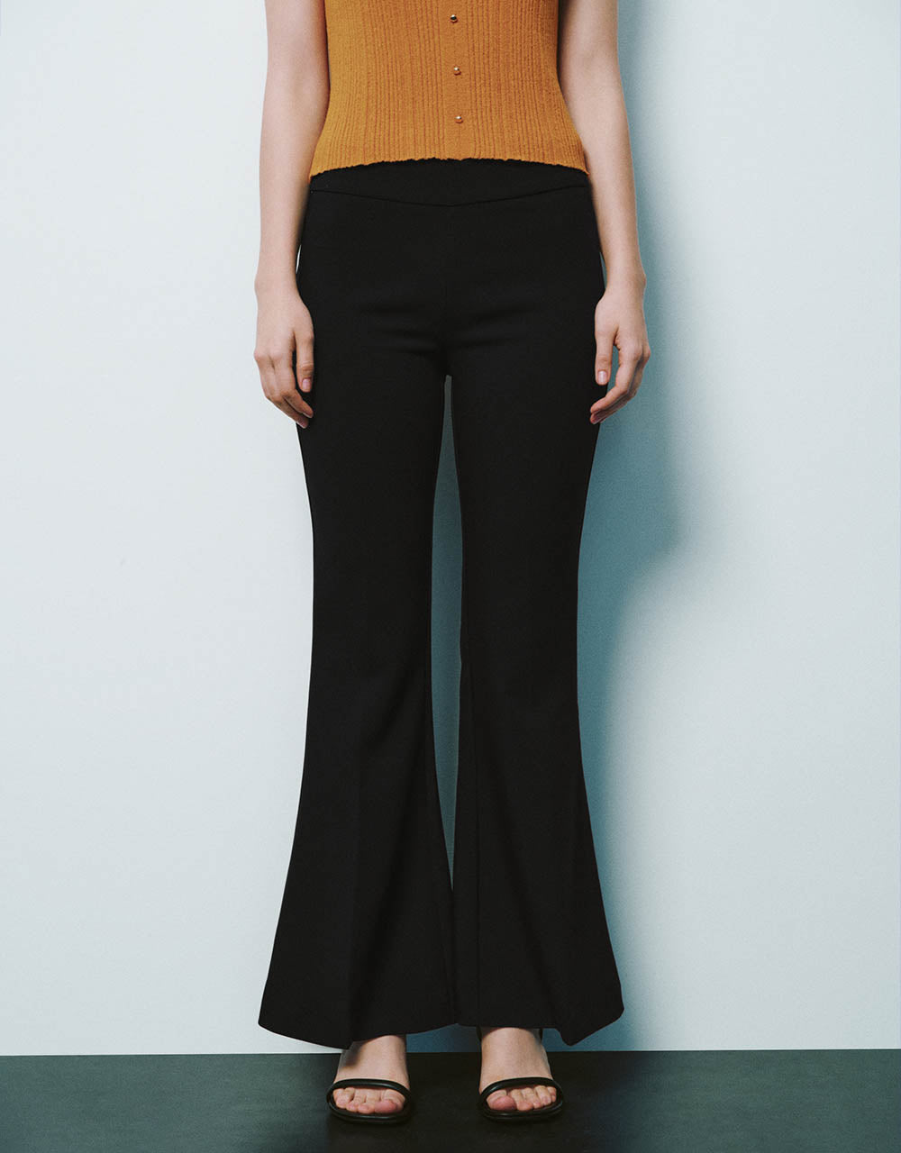 Knitted Flare Pants