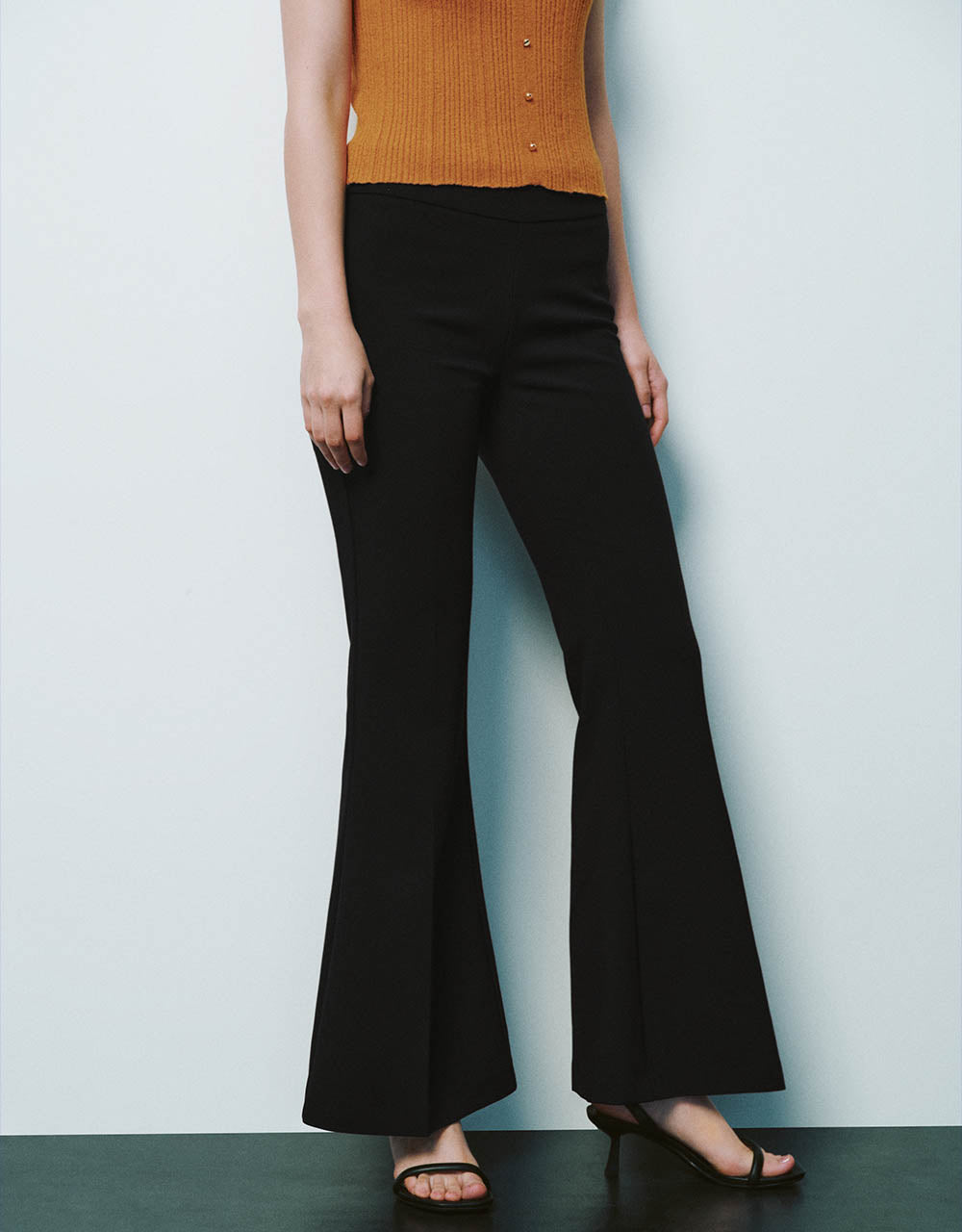 Knitted Flare Pants