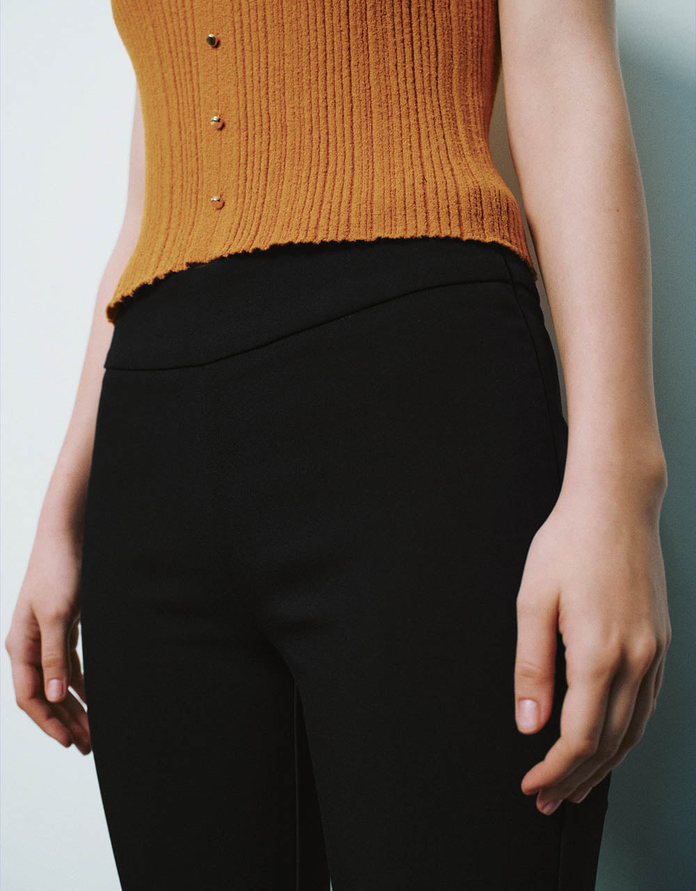 Knitted Flare Pants