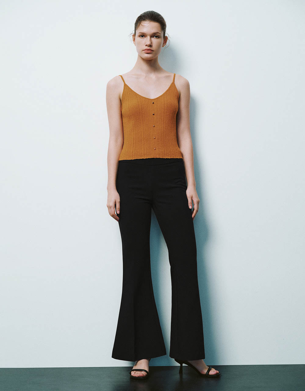 Knitted Flare Pants