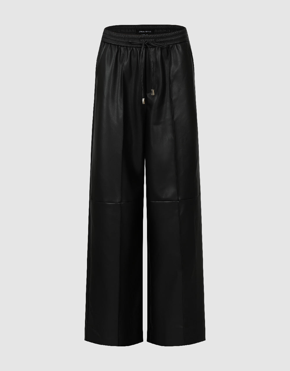 Drawstring Waist Wide-Leg Pants