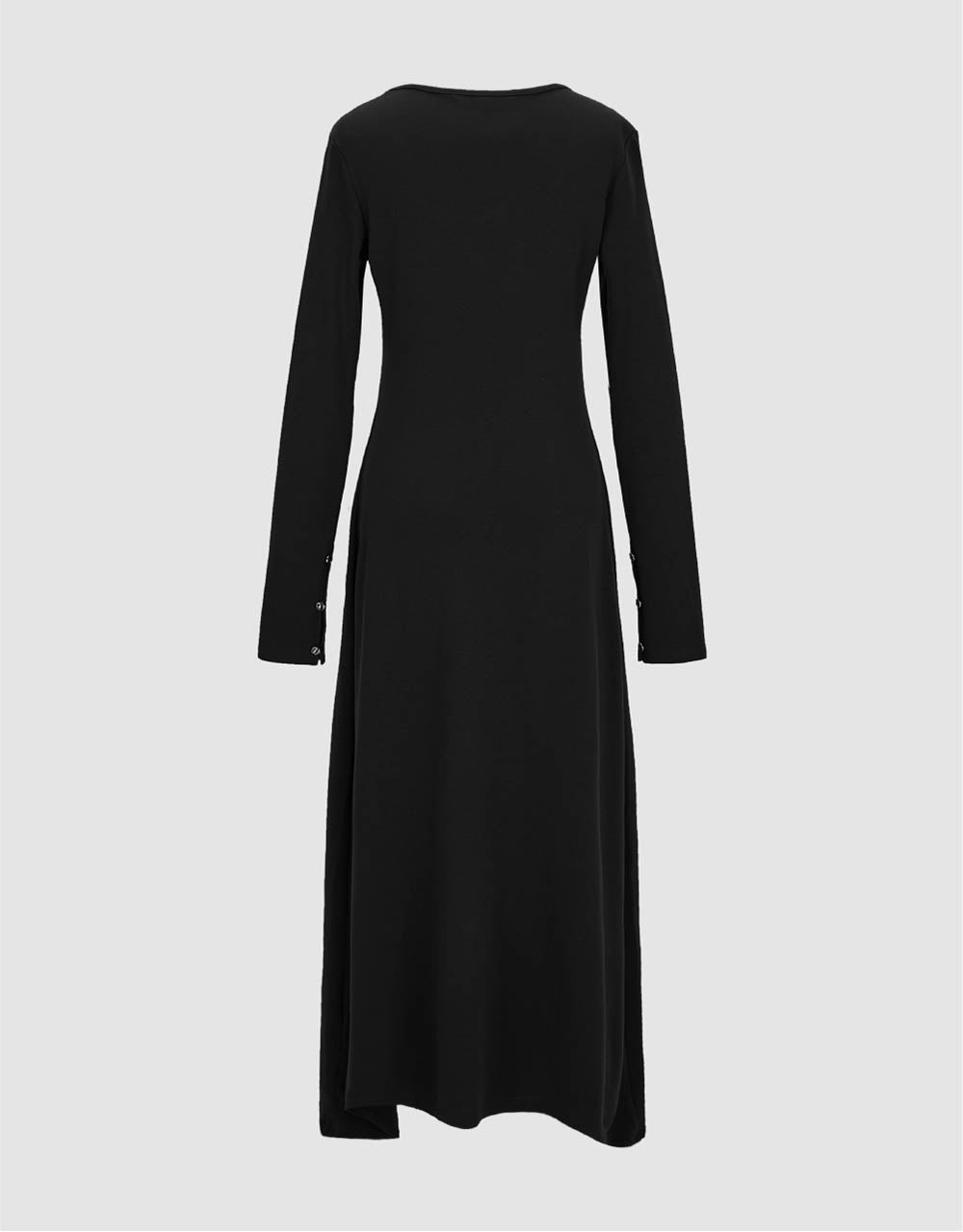 Standard Sleeve U Neck A-Line Dress