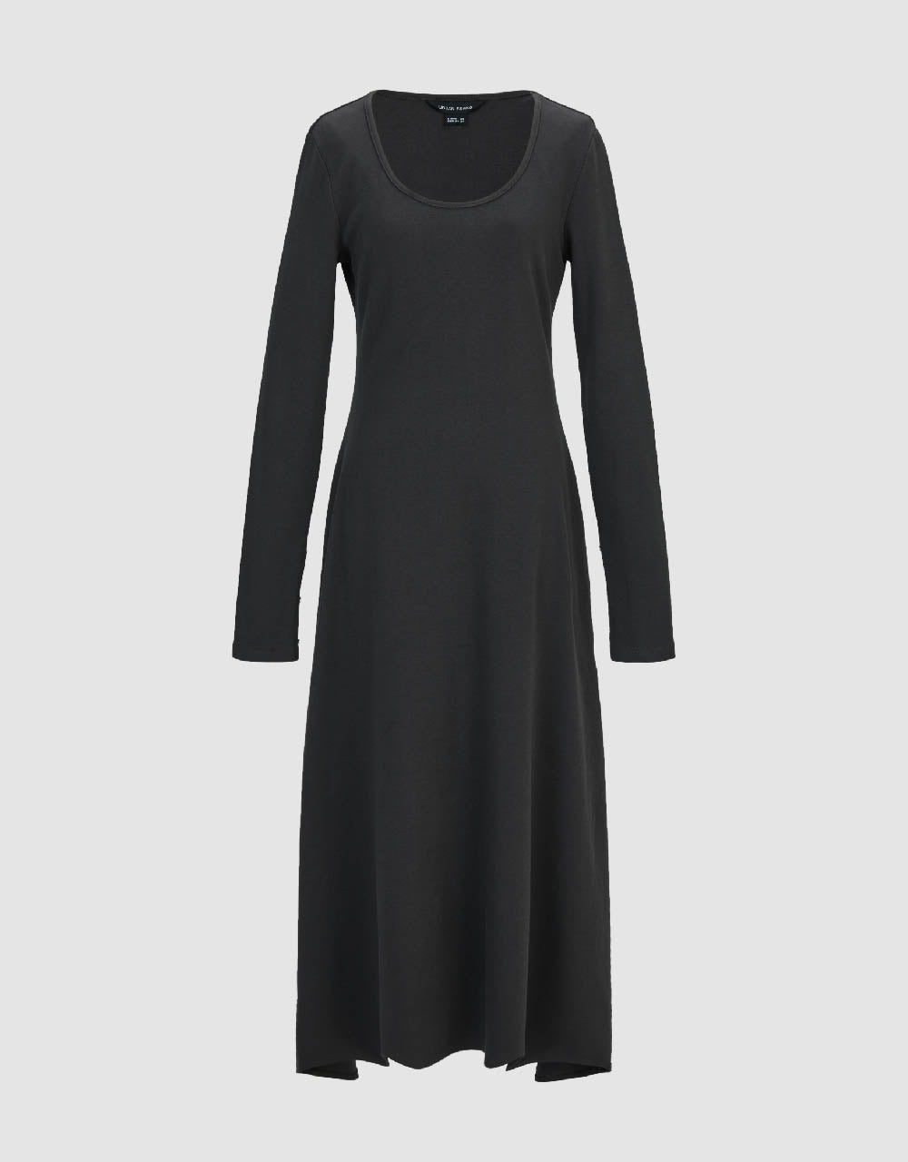 Standard Sleeve U Neck A-Line Dress