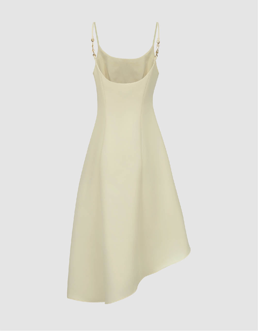 Asymmetric Off-Shoulder A-Line Cami Dress