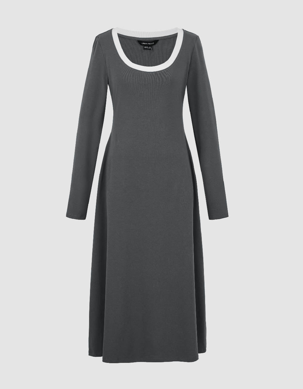 Crew Neck A-Line Dress