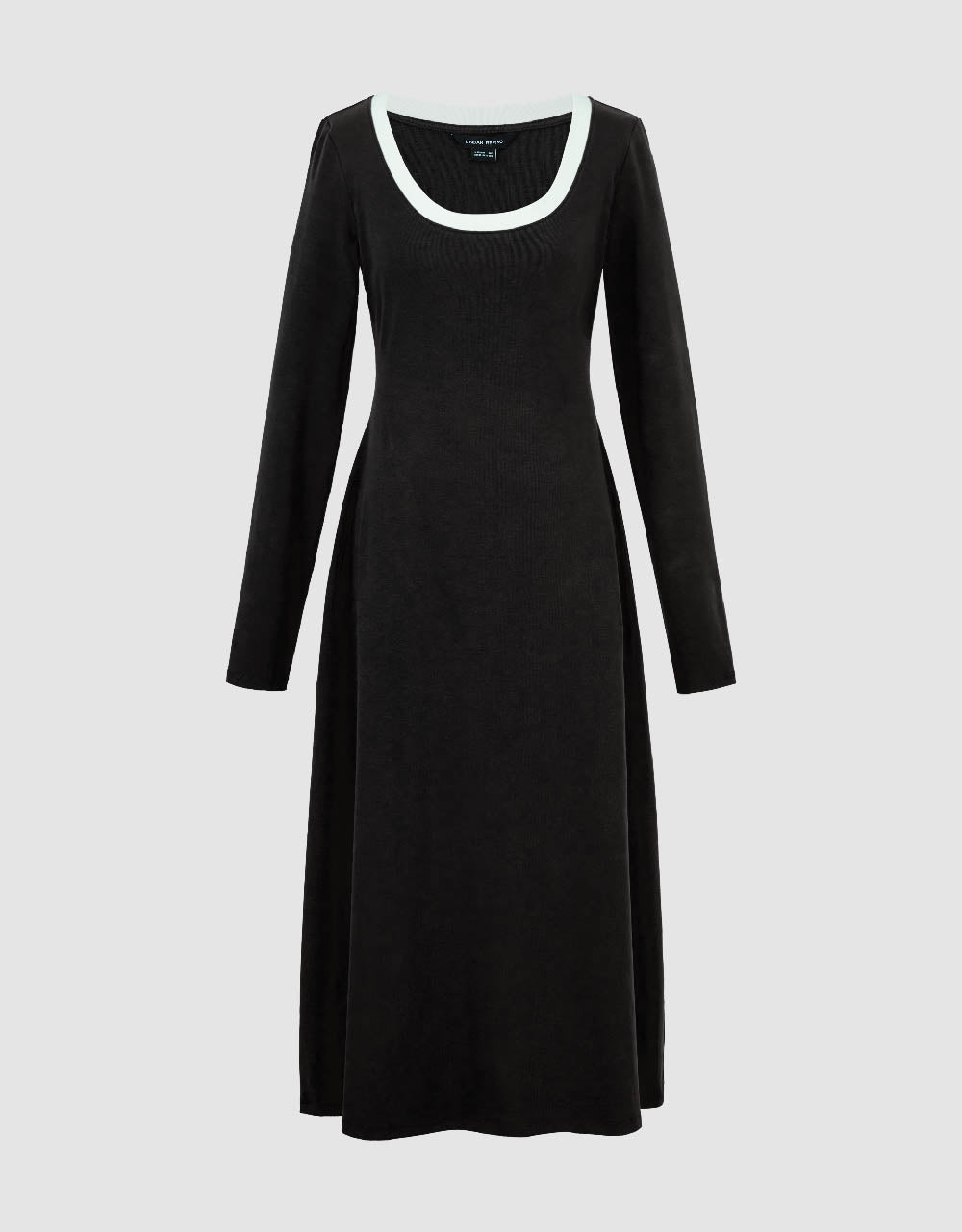 Crew Neck A-Line Dress