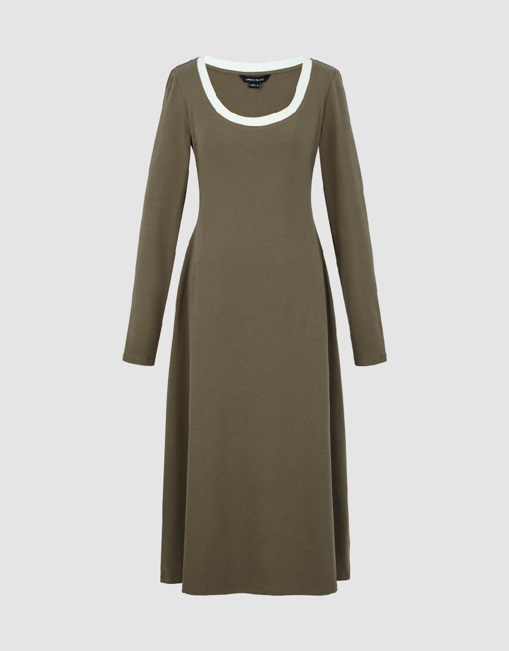 Crew Neck A-Line Dress