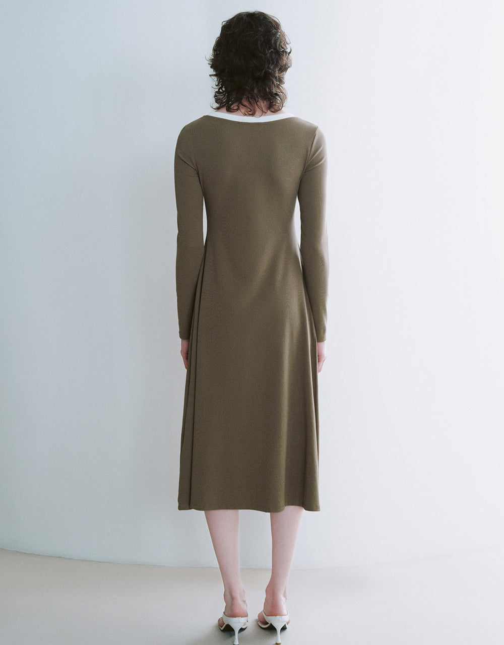 Crew Neck A-Line Dress