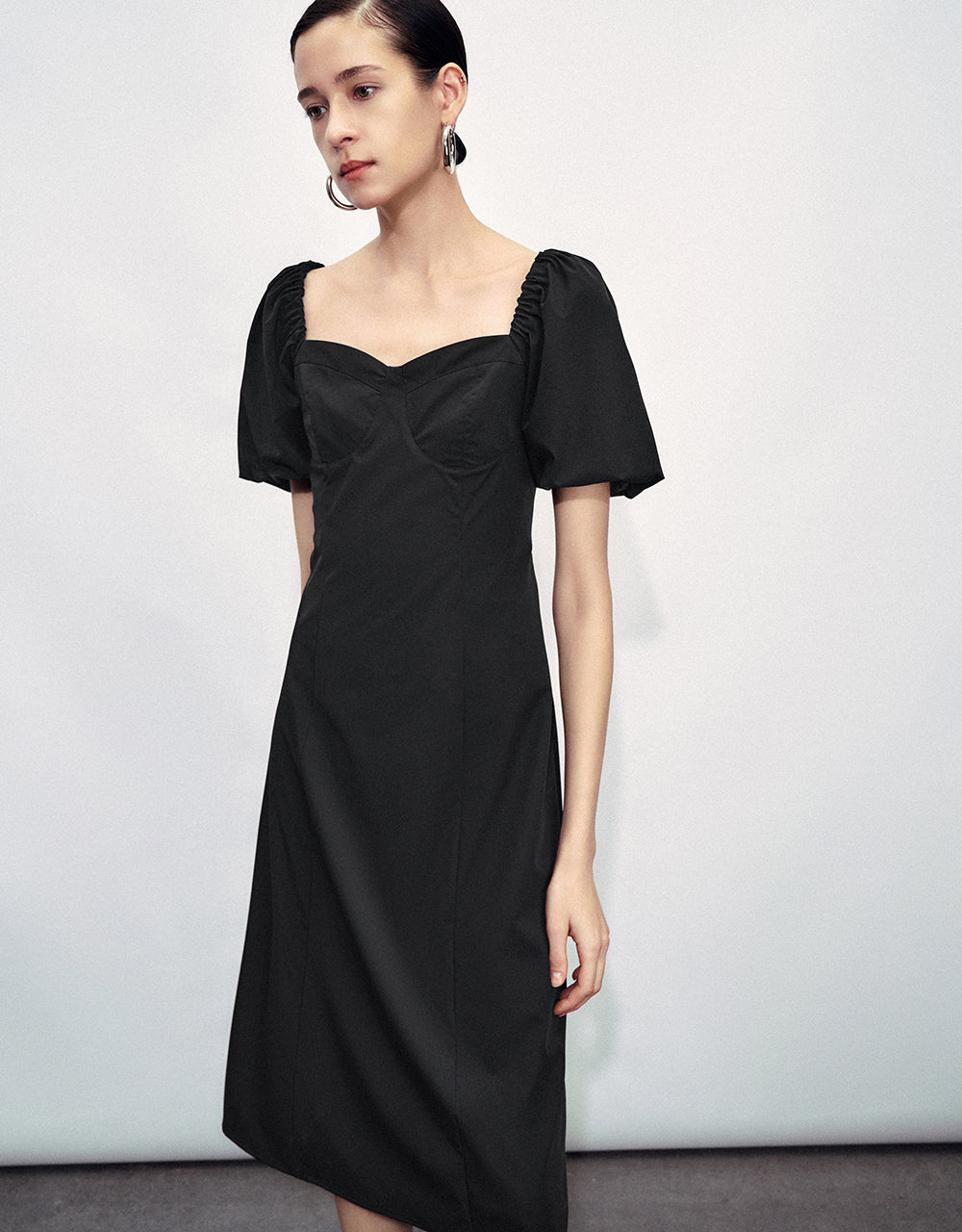 Off-Shoulder A-Line Dress