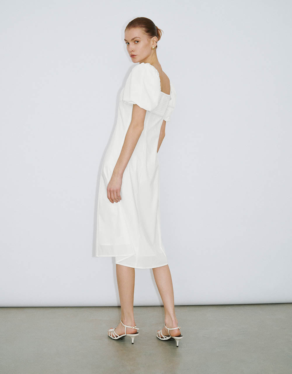 Off-Shoulder A-Line Dress