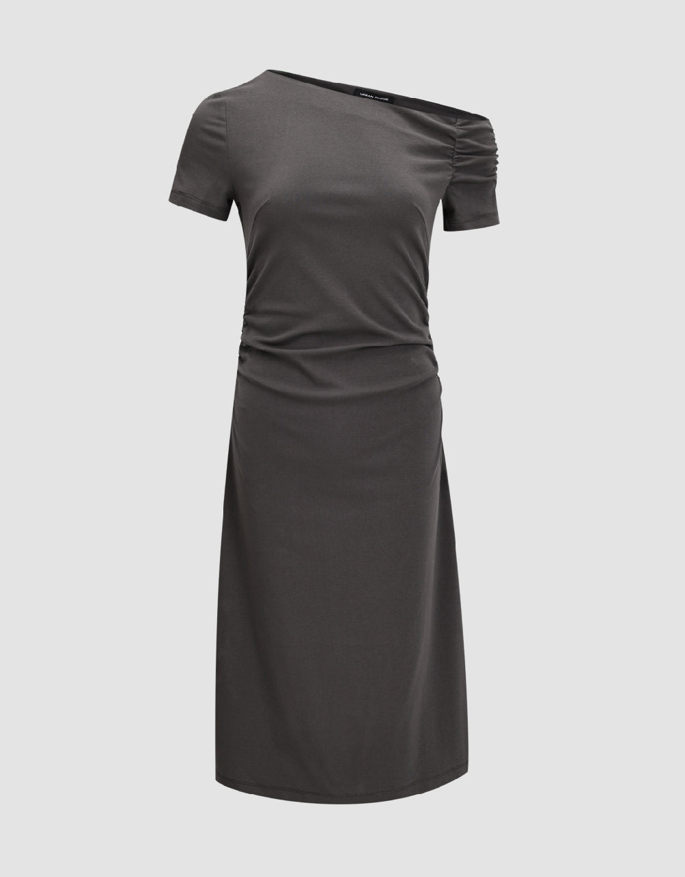 Raglan Sleeve One Shoulder Straight Dress