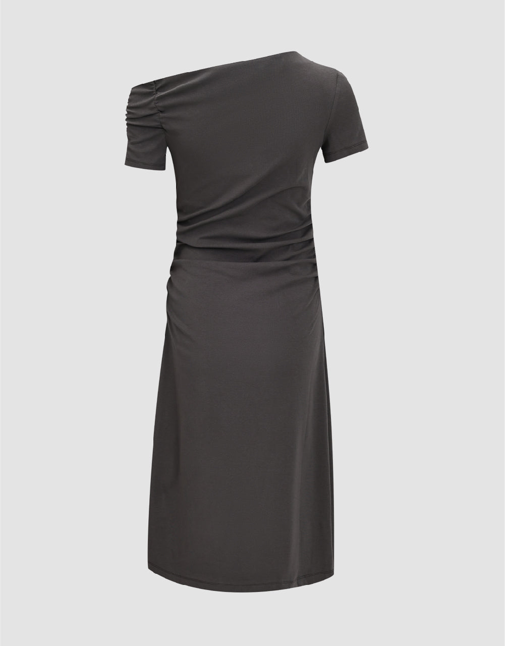 Raglan Sleeve One Shoulder Straight Dress